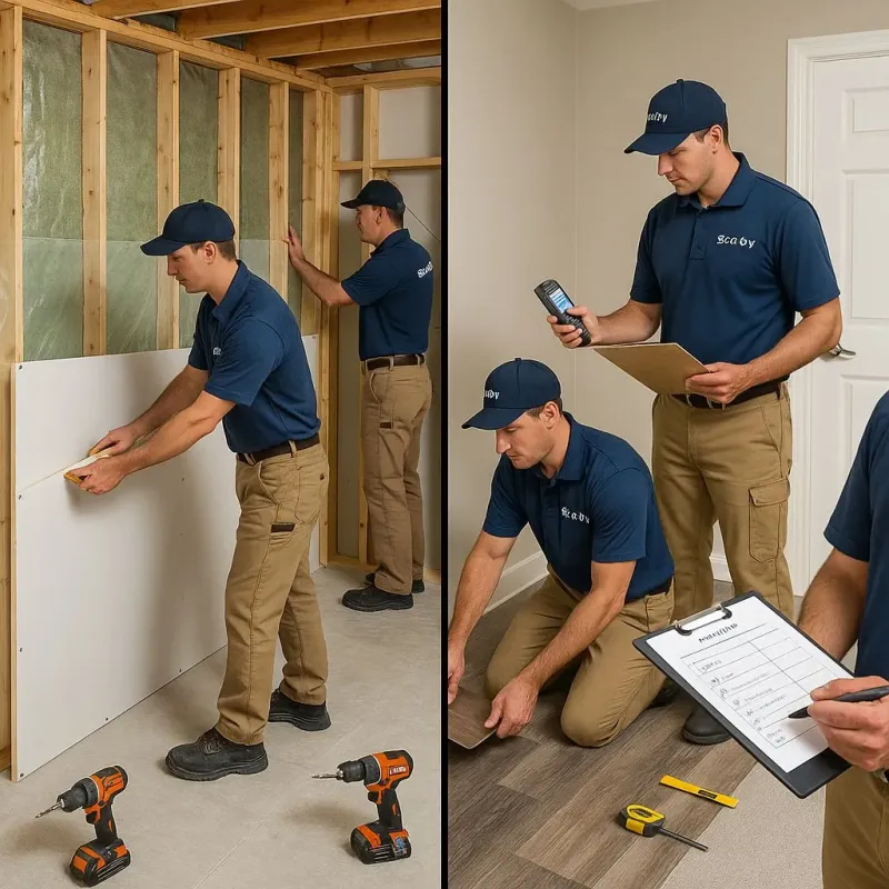 Repairs and Reconstruction process in Duncannon, PA